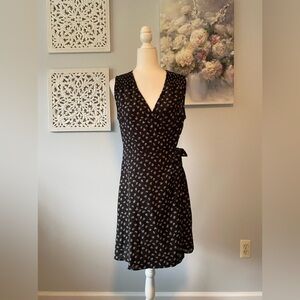 Suzanne Betro V Neck Wrap Dress
